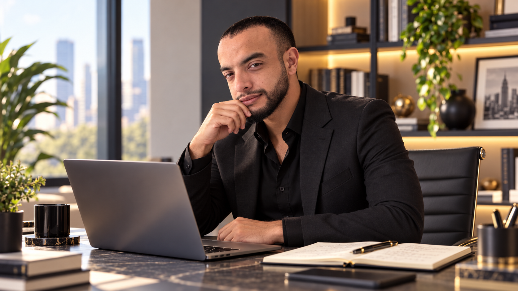 Retrato profesional de Adalín Sepúlveda trabajando en una oficina